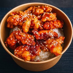 ข้าวหน้าไก่เกาหลี