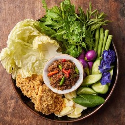 น้ำพริกมะขามปลาสลิดฟู (ตามฤดูกาล)