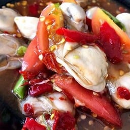 ตำเกาเหลาหอยนางรม