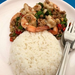 ข้าวกะเพรารวม