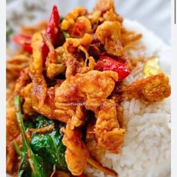 อาหารตามสั่ง&ข้าวมันไก่&ส้มตำ&ก๋วยเตี๋ยว โกเด้ง ซีเจมอร์ บางบ่อ