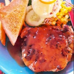 pork black pepper สเต็กหมูพริกไทยดำ