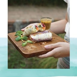 เปาะเปี๊ยะสดครีมชีสปูโรล