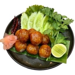 ไส้กรอกอีสาน ดั้งเดิม ชุดเล็กFried pork sausage