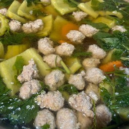 ต้มจืดมะละหมูสับ