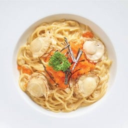 สปาเกตตีครีมซอสญี่ปุ่น