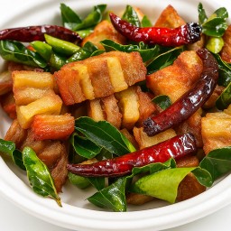 หมูสามชั้นทอดสมุนไพร