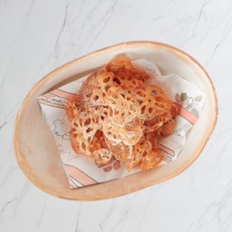 รากบัวสวรรค์ทอดกรอบทรัฟเฟิล