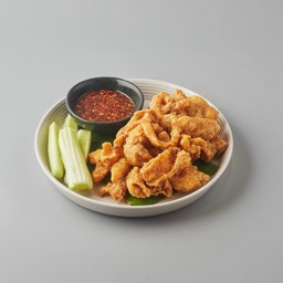 หนังไก่ทอด
