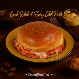 ปังกลมปูอัดพริกเผา