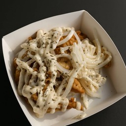 M ไก่ทอดซอสซาวครีมหัวหอม ฟรี!! ข้าวหอมมะลิ1 ถ้วย