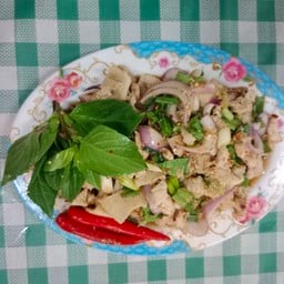 ลาบเนื้อสุกไม่ขม