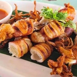 หมึกไข่เเดดเดียว