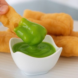 ชุดปาท่องโก๋2ชิ้น+สังขยาใบเตย