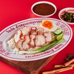 ข้าวหมูแดง ไข่.