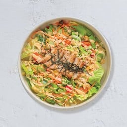 สลัดหมูย่างงาญี่ปุ่น