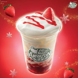 ลาเต้เย็น ครีมสตรอว์เบอร์รี