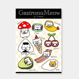 สติกเกอร์ GastronoMeow