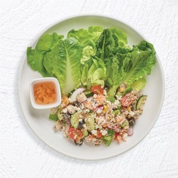 กรีกสลัดกุ้งและอกไก่