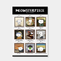 สติกเกอร์ Meowsterpiece