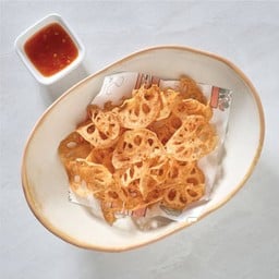 รากบัวสวรรค์ทอดกรอบ