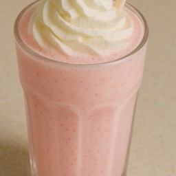 นมสตอเบอร์รี่ปั่น