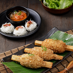 กุ้งพันอ้อยชุดใหญ่(5ชิ้น)