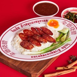 ข้าวกุนเชียง + ไข่.