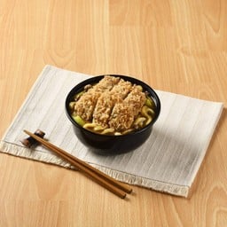 Chicken Katsu In Udon Curry Nabe