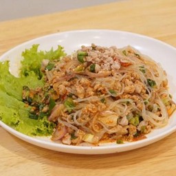 ลาบวุ้นเส้นหมูสับ