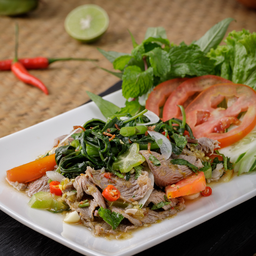 ยำเนื้อมะนาว