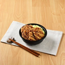 ข้าวหน้าหมูทอด