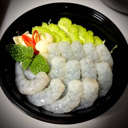 กุ้งแช่น้ำปลา ชุดใหญ่