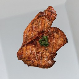 สเต๊กอกไก่ย่างครีมซอสเห็ด