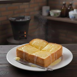 ปังปิ้งเนยนม