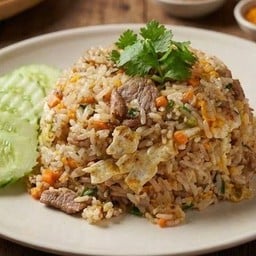 ข้่วผัดจีแอล by ร้านแม่จ๋าบ้านโป่ง