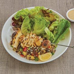 สลัดควินัวเห็ดย่างเทริยากิ