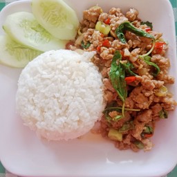 ข้าวกระเพราหมูสับ