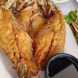 กระพงทอดราดน้ำปลา