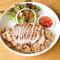 ข้าวมันหมูย่าง