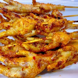 烤鸡爪 ขาไก่ย่าง
