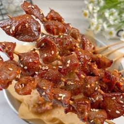 烤鸡胗 กึ๋นไก่ย่าง