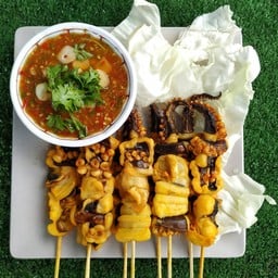 ปลาหมึกย่าง 1 ชุด