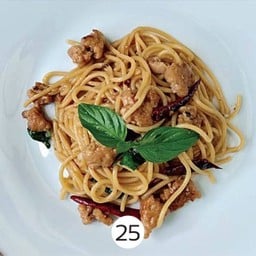 สปาเกตตี้ไส้กรอกอิตาเลี่ยน lineman