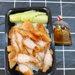 ข้าวหมูทอด  ซอลเทริยากิ