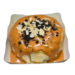 ปังนุ่มราดหน้าสังยาชาไทย (เเบบไม่ปิ้ง)