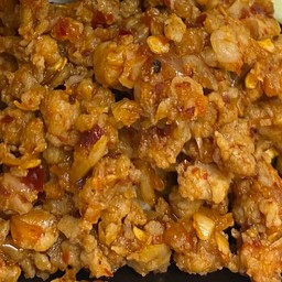 น้ำพริกผัดหมูสับ