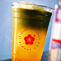 มัทฉะใส ยูซุหมักน้ำผึ้ง