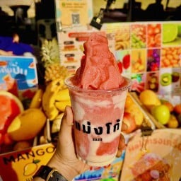 แม่งโก้ ผลไม้สมูทตี้+ปอกพร้อมทาน