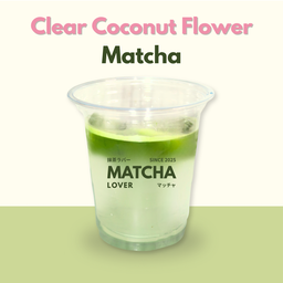Clear Coconut Flower Matcha (น้ำช่อดอกมะพร้าว)